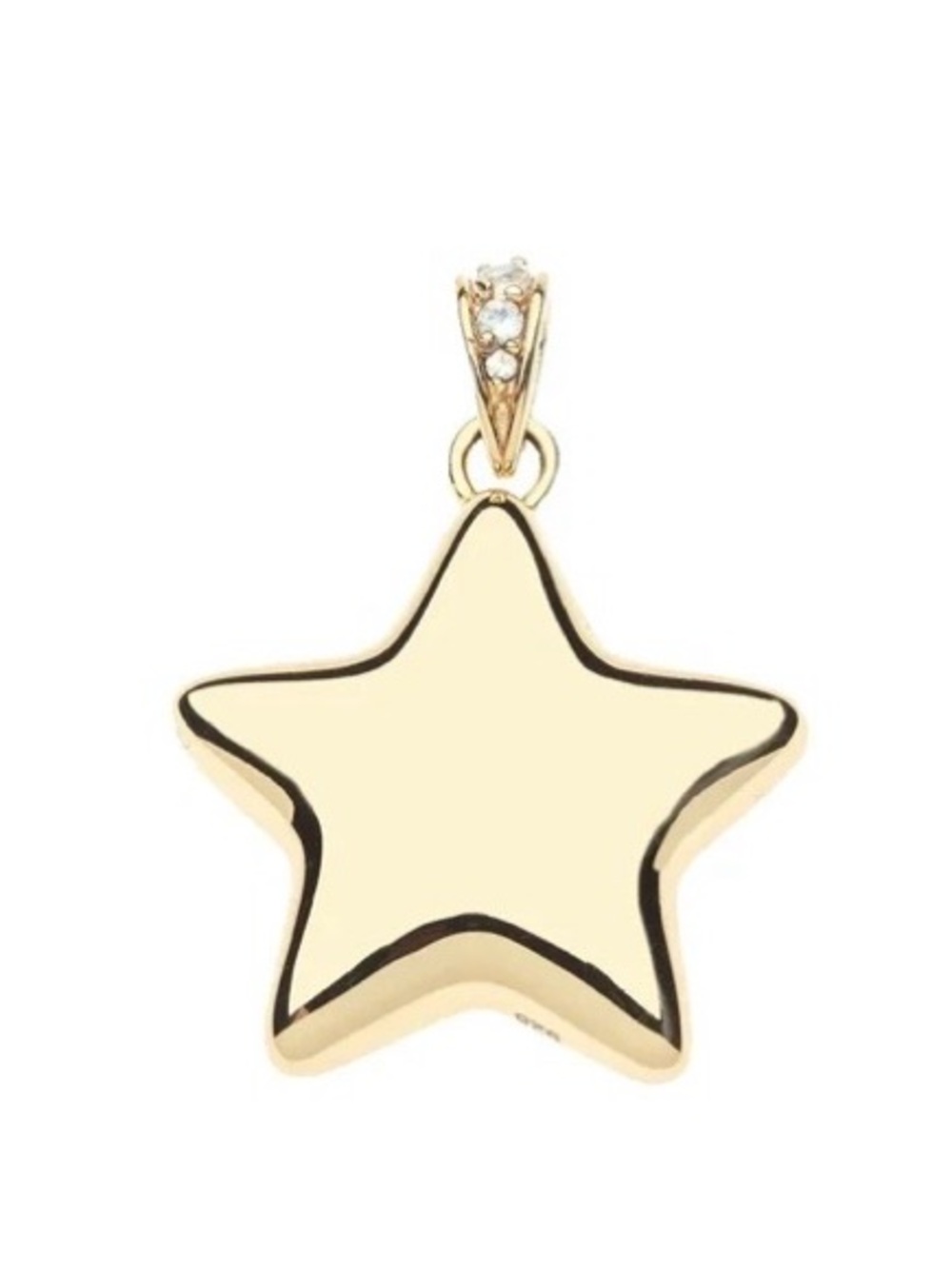 Jane Win Lucky Shining Star Pendant with Classic Rolo Chain